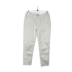 APT. 9 White Slim Denim Capri Pants 6